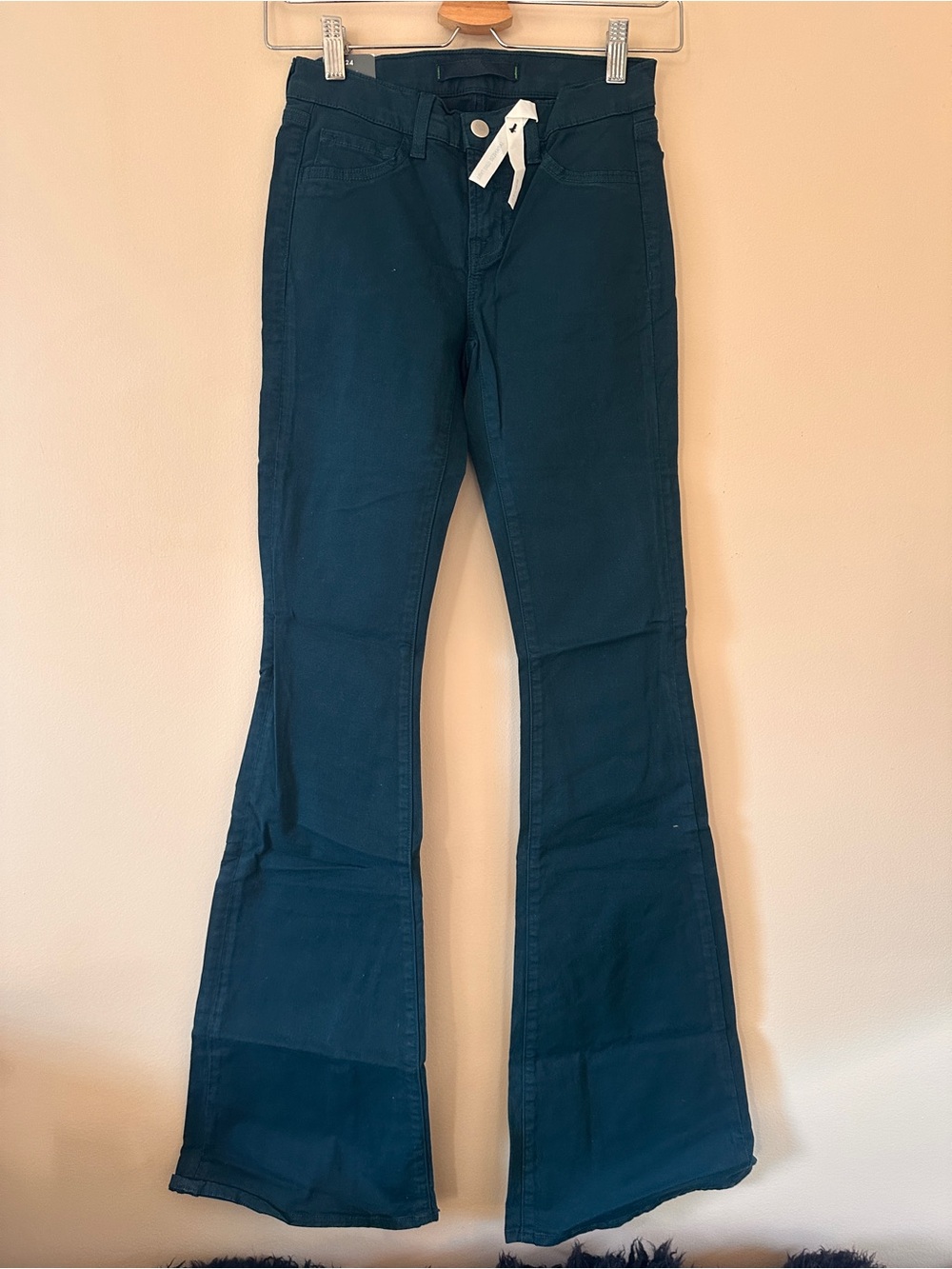 J Brand Deep Teal Flare Jeans